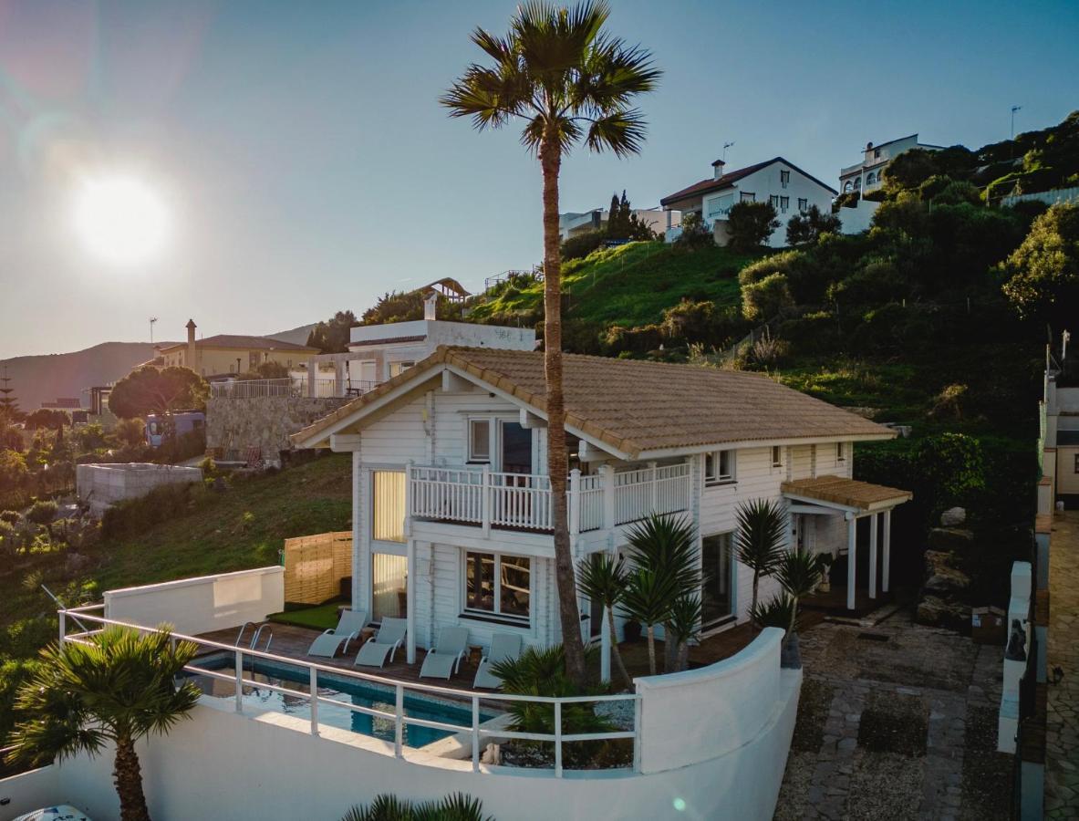 Increible Villa De Madera Con Vistas Al Mar Algeciras Ngoại thất bức ảnh